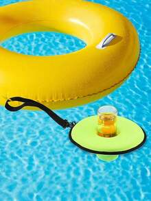 1PC Reusable Neoprene Floating Can Cooler Insulated Beverage Holder Cup Sleeve For Pool Beach Party Summer Drinks Keep Cold Floatable Drink Koozie Outdoor Water Toy Swim Accessory - A - View 3