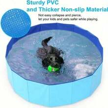 Pet Foldable Shower And Bathtub, Portable Pet Pool, Movable Dog Pool, Foldable Pet Pool, Small Portable Pool, Suitable For Large, Medium, Small Dogs And Cats Universal Swimming Pool - Multicolor - View 5