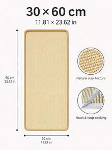 3 Styles Sisal Cat Scratching Mat, Anti‑Scratch Sofa Protector Cat Scratcher Pad, No Litter Durable Cat Claw Grinding Mat For Cat Scratch Post Replacement - Multicolor - View 10