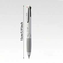 Pulpen Ballpoint 3 Warna, Pulpen Ballpoint Multiwarna 3-in-1 yang Dapat Ditarik dengan Tinta Hitam, Merah, Biru Cepat Kering, Pulpen Ballpoint Ujung Ganda CS, Pulpen Multiwarna Warna Lembut, Untuk Kantor, Sekolah, Mencatat, Menulis, Menandai, Kembali ke Sekolah - Bulat - View 3
