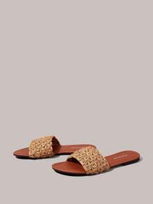 Styleloop Ladies, Willow Nails, Buckles, Flat Shoes. - Brown - View 5