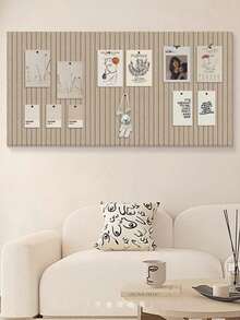 1 Piece Of Self-Adhesive Reusable Felt Wall Message Board, Suitable For Home And Office Use. No Drilling Required. It Can Serve As A Photo Display Board, Key Holder, Party Backdrop, And Supports DIY Decorations For Room, Home And Wall Ornamentation - Multicolor - View 2