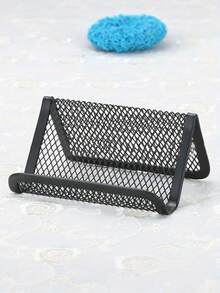 1PC Metal Wire Mesh Sturdy Durable Heavy Duty Black Business Card Holder Display Rack Stand For Office Home Trade Show Exhibition Desktop Organizer Tray Gift Card Note Memo Holder Space Saving Easy Access Visible - multicolor - View 3