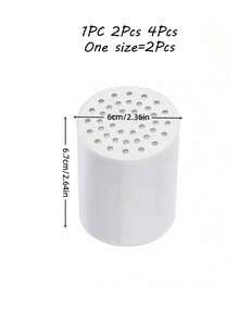 4 Pack 20-Stage Shower Filter Replacement Cartridge – Universal Hard Water Purifier, Removes Chlorine, Heavy Metals, Iron & Sediments, High Output Water Softener For Healthy Skin & Hair - Multicolor - View 4