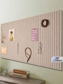 1 Piece Of Self-Adhesive Reusable Felt Wall Message Board, Suitable For Home And Office Use. No Drilling Required. It Can Serve As A Photo Display Board, Key Holder, Party Backdrop, And Supports DIY Decorations For Room, Home And Wall Ornamentation - Multicolor - View 1