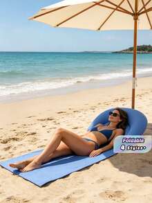1PC Extra Large Inflatable PVC Foldable Lightweight Portable Waterproof Beach Mat Air Cushion Lounge Pad For Outdoor Camping Pool Picnic Summer Travel Gift Adults Must Haves - various - View 1