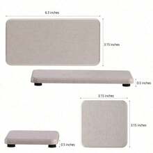 A Set Of 4 Absorbent Diatomaceous Earth Trays, Diatomaceous Earth Kitchen Soap Dishes, Handmade Soap Racks, Water-Absorbing Stones, Ideal For Modern Homes, Bathroom Decor, Autumn Decor, And Back-To-School Season - multicolor - View 10