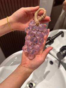 A Multi-Functional Grape-Scented Soap Featuring A Natural Aroma And Versatile Uses. Its Crystal-Clear, It Serves As An Exquisite Bathroom Accessory That Elevates Your Home Decor And Makes An Ideal Gift. - Multicolor - View 3