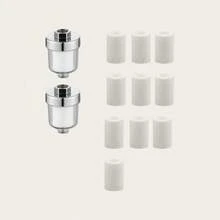 Shower Filter With Replaceable Filter Cartridge, Home Use Shower Water Purifier, Universal For Bathing And Hot Water Heater - Multicolor - View 12