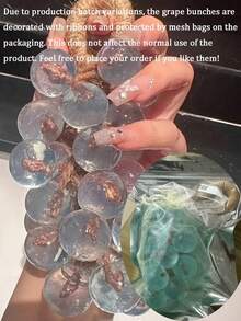 A Multi-Functional Grape-Scented Soap Featuring A Natural Aroma And Versatile Uses. Its Crystal-Clear, It Serves As An Exquisite Bathroom Accessory That Elevates Your Home Decor And Makes An Ideal Gift. - Multicolor - View 4