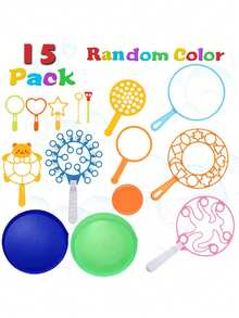 Bubble Wand Set - Large Size Bubble Wand, Fun Bubble Machine With Tray, Perfect For Outdoor Play, Birthday Parties & Games. Suitable For All Ages (Bubble Solution Not Included). Bubble Toys, Bubble Wands, Bubble Machines - Multicolor - View 9
