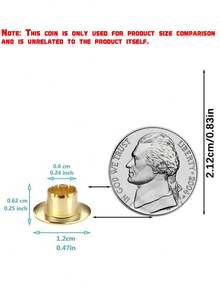 6mm 壓扣孔眼縫製工具組，金銀色金屬扣件套組，附專業鉗子、打孔工具及完整縫製配件，適合 DIY 手作、衣物修改與各種手工縫製項目 - 多色 - 查看 3