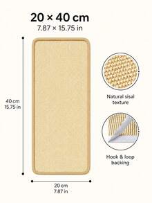 3 Styles Sisal Cat Scratching Mat, Anti‑Scratch Sofa Protector Cat Scratcher Pad, No Litter Durable Cat Claw Grinding Mat For Cat Scratch Post Replacement - Multicolor - View 11