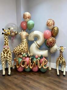 POKOJA LAND 40 Inch Large Numbers Balloons ,Foil Mylar Big Number Balloons For Birthday Party Supplies Decorations - multicolor - View 4