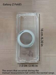 Compatible With Samsung Galaxy Z Fold 8 Ultra 7 6 5 4 Fold7, With Tempered Glass Screen Protector - Silver - View 14