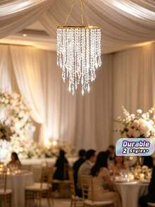 1 Acrylic Crystal Lampshade Suitable For Home Decoration - Multicolor - View 1
