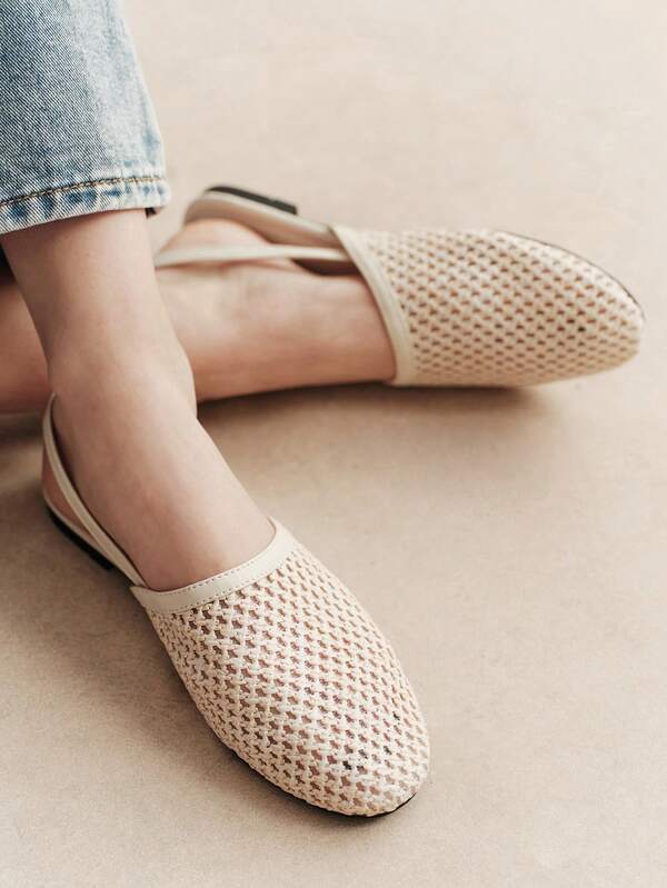 Rosivie Roman Style Open-Toed Flat Bottom Simple Casual Retro Sandals Holiday Beach Comfortable Wear