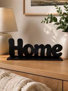 Wooden Inspiration Home Decor Farmhouse Tabletop Centerpiece For Living Room, Office Best Gifts Birthday Graduation - Black 1pc - View 7