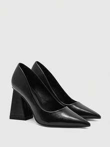 CUCCOO BIZCHIC New Pointed High Heels, Sexy And Elegant High Heels, Specially Designed For Women, Suitable For Christmas And Spring Shoes - Black. - View 5