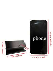 1PC Large Capacity Premium Metal Business Card Holder Display Organizer Black Minimalist Durable Scratch Resistant Non Slip Portable For Office Desk Home Conference Reception Exhibition Professionals Entrepreneurs White Collar Workers Gift - multicolor - View 8