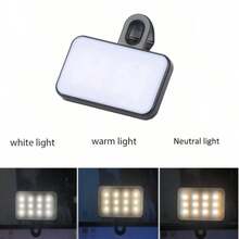 LED Fill Light Rechargeable Phone Selfie Light, Computer Video Conference Lighting, Portable Mini Light, Gifts, Lighting Fixtures, Lighting, LED, Night Light, LED Light, Fairy Light, Happy Birthday, Room Light, Room Decoration Supplies, Bedroom Decoration Party Supplies - Fill Light - View 5