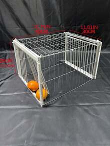 1pc Heavy Duty Alloy Pigeon Cage With Automatic Closing Door Locking System, Durable Iron Structure, Sturdy Rectangular Birdcage With Ventilation, Suitable For Pigeons, Parrots, Parrots - Outdoor/Indoor Use, Easy To Clean Design - 40*30*26 Two Imported - View 5
