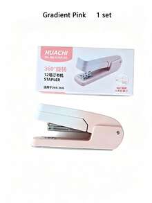 360° Rotating Stapler, Operated Manually, Easy To Use, Suitable For Students And Offices. It Can Hold 20 Sheets Of Paper At A Time. Compatible With 24/6 And 26/6 Staples, Can Staple At The Center Seam, And Can Bind 20 Sheets Of Paper - Multicolor - View 12