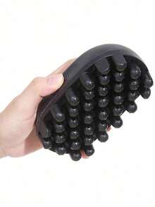 Sponge Brush For Wavy Hair, Afro Braiding Comb, Flexible Washable Comb, Rubber Sponge Hair Tool Set, Universal Hair Styling Tool For Short Wavy Hair, Daily Hair Care Accessories For Salon And Barber Shop - Black - View 7