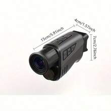 Night Vision Monocular Telescope, Infrared Night Vision Device, 16X Digital Zoom, HD Photo & Video Recording, Night Vision Scope For Camping, Wildlife Observation, Adventure Photography, Hunting Gear - Multicolor - View 8