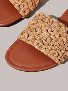 Styleloop Ladies, Willow Nails, Buckles, Flat Shoes. - Brown - View 9