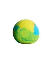 Hape 1pc Yellow Green Blue Planet Squishy Ball, 6cm/2.36in Color Swirl PVA Filled Squeeze Ball With Smooth TPR Outer, Soft Palm Grip Hand Squeeze Accessory For Home Desk Office Travel - Multicolor - View 5