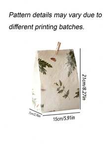 Rough Texture Handmade Paper Bags, Premium Souvenir Gift Bags, Christmas Holiday Gift Packaging Bags, Reusable Present Wrapping Pouches For Party Favors - View 9