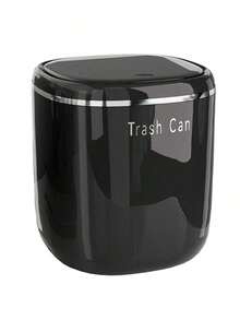 1 buah Tempat Sampah Tertutup, Tempat Sampah Mini untuk Meja, Keranjang Sampah Meja Samping Tempat Tidur, Kamar Tidur, Kantor, Tempat Sampah Kecil, Tutup Sekali Sentuh, Kotak Penyimpanan Kertas Gaya Nordik Minimalis untuk Pelajar, Ember Penyimpanan Tutup Flip, Tempat Sampah Meja, Meja Teh, Tempat Sampah Pembersih - A - View 10