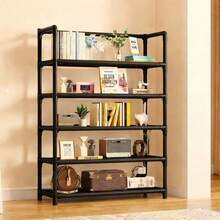1pc 3-6 Tier Light-Duty Storage Rack, Easy To Assemble Freestanding Shelving Unit, Space-Saving Storage For Kitchen, Bathroom, Bedroom, And Balcony - View 6