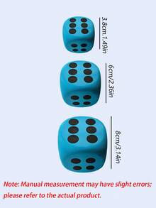 1PC Large Size Soft Plush Foam Dice Multicolor Throwable Multifunctional Tabletop Game Accessory For Adult Party Games Decorations Valentines Wedding Birthday Party Decorations Gift Ideas - Multicolor - View 4