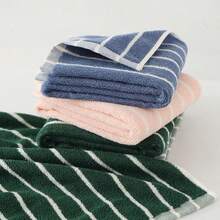 Cirelle 1pc Cotton Striped Hand Towel - Soft Highly Absorbent Face Towels For Bathroom, Gym, Spa & Hotel, Quick Dry Decorative Hand Towels For Daily Use - Multicolor - View 9