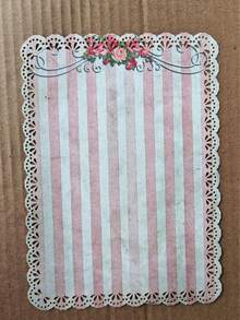 1 Pack (10 Sheets) Vintage Floral Stationery Paper, Hollow Border Decorative Background Scrapbook Paper - Multicolor - View 11