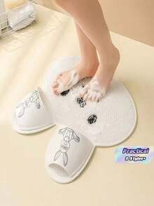 One Piece Bath Massage Mat 2-In-1 Non-Slip, Combines Foot Massage, Peeling, And Back Rubbing, Suitable For Bathtub And Shower Floor, Stable Non-Slip Base To Prevent Slipping - A - View 1