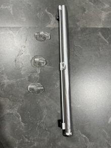 免鑽孔吸盤式陽台窗簾遮陽簾，隔熱保溫伸縮可調遮陽簾，適用臥室辦公室居家，防紫外線、易安裝、可拆卸、遮光便攜 - 黑色 - 查看 10
