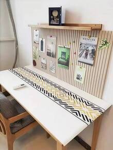 1 Piece Of Self-Adhesive Reusable Felt Wall Message Board, Suitable For Home And Office Use. No Drilling Required. It Can Serve As A Photo Display Board, Key Holder, Party Backdrop, And Supports DIY Decorations For Room, Home And Wall Ornamentation - Multicolor - View 7