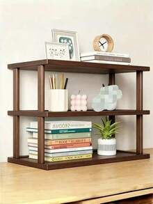 2/3/4 Layers Multi Tier Space Saving Easy Assembly No Tools Needed Sturdy Elegant Square Shoe Rack For Dorm Hallway Kitchen Entryway Closet Sneakers High Heels Stilettos Shoe Organizer Space Saver - Brown - View 7