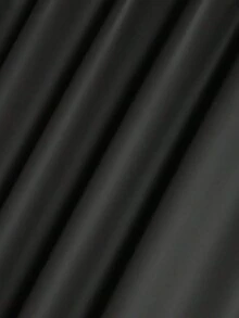 1PC Multi Size Black Solid PEVA Plastic Waterproof Moisture Proof Machine Washable Mildew Resistant Shower Curtain Bathroom Partition Liner Privacy Screen Home Decor Housewarming Gift Bathroom Accessories Must Haves - Black - View 11