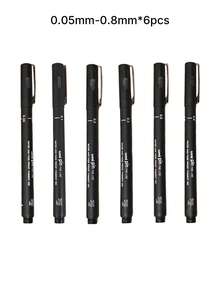 Fineliner Pens Water And Fade Proof - Black - View 10