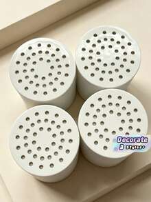 4 Pack 20-Stage Shower Filter Replacement Cartridge – Universal Hard Water Purifier, Removes Chlorine, Heavy Metals, Iron & Sediments, High Output Water Softener For Healthy Skin & Hair - Multicolor - View 1