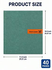Large Self-Adhesive Photo Album 11.Inx10.5in Scrapbook, Gift For Mom, Family And Wedding. - Multicolor - View 11