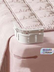 Set Of 4 Bed Sheet Clips, Sheet Corner Clips, Non-Slip Sheet Clips, Mattress Straps, Suitable For Most Sheet Sizes, These Non-Slip Sheet Clips Keep Your Sheets Securely In Place. - Multicolor - View 2