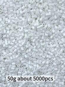 1PC 5000 Pcs Mini Fuse Beads 2.6mm Micro Iron Melting Perler Beads, DIY Craft Fusion Pegboard Beads For Pixel Art Earrings, Handmade Doll Pendants Ornaments Jewelry Making Educational Toys - Multicolor - View 12