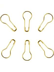 20/100/120/260Pcs Pin Clothing Tag Pins Bulb Pin Metal Gourd Pin Calabash Pin For Hand Sewing DIY Crafts Home Accessories - Gold - View 3