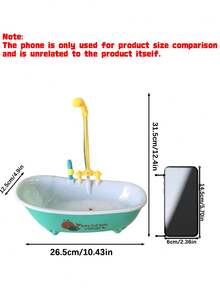 Easy-To-Clean Parrot Bath Tub With Self-Cleaning Shower, Suitable For Small Birds And Made Of Durable PC Material - Multicolor - View 3