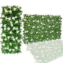 1pc Retractable Privacy Screen Fence, Suitable For Balcony, Patio, Outdoor, Artificial Privacy Screen Decor, Faux Ivy Fence Panel, Suitable For Outdoor Wall, Background Wall, Garden, Backyard, Home Decor - Multiple Styles - View 4